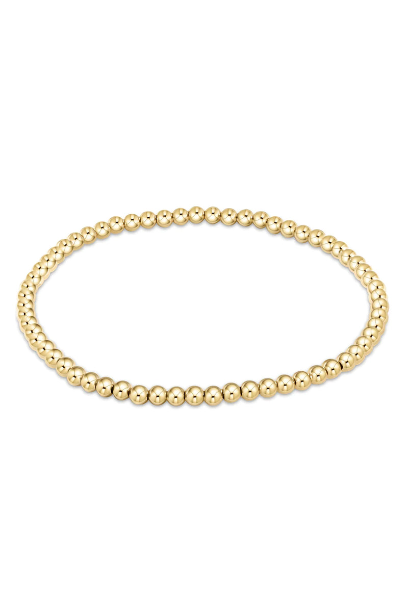 enewton: Classic 3mm Bead Bracelet - Gold | Makk Fashions