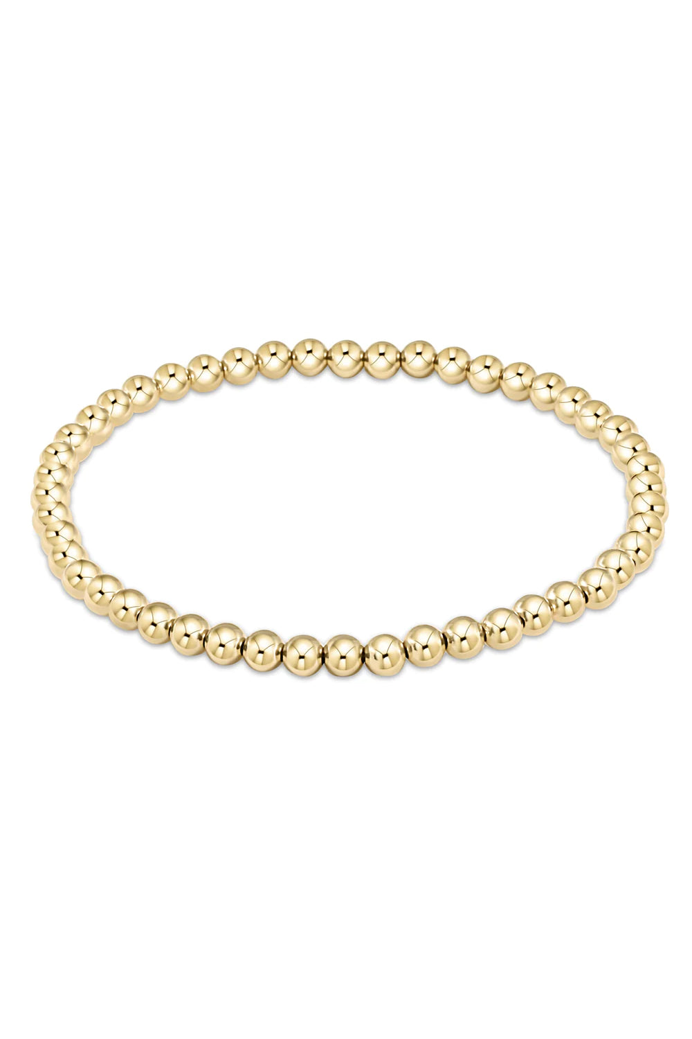 enewton: Classic 4mm Bead Bracelet - Gold | Makk Fashions