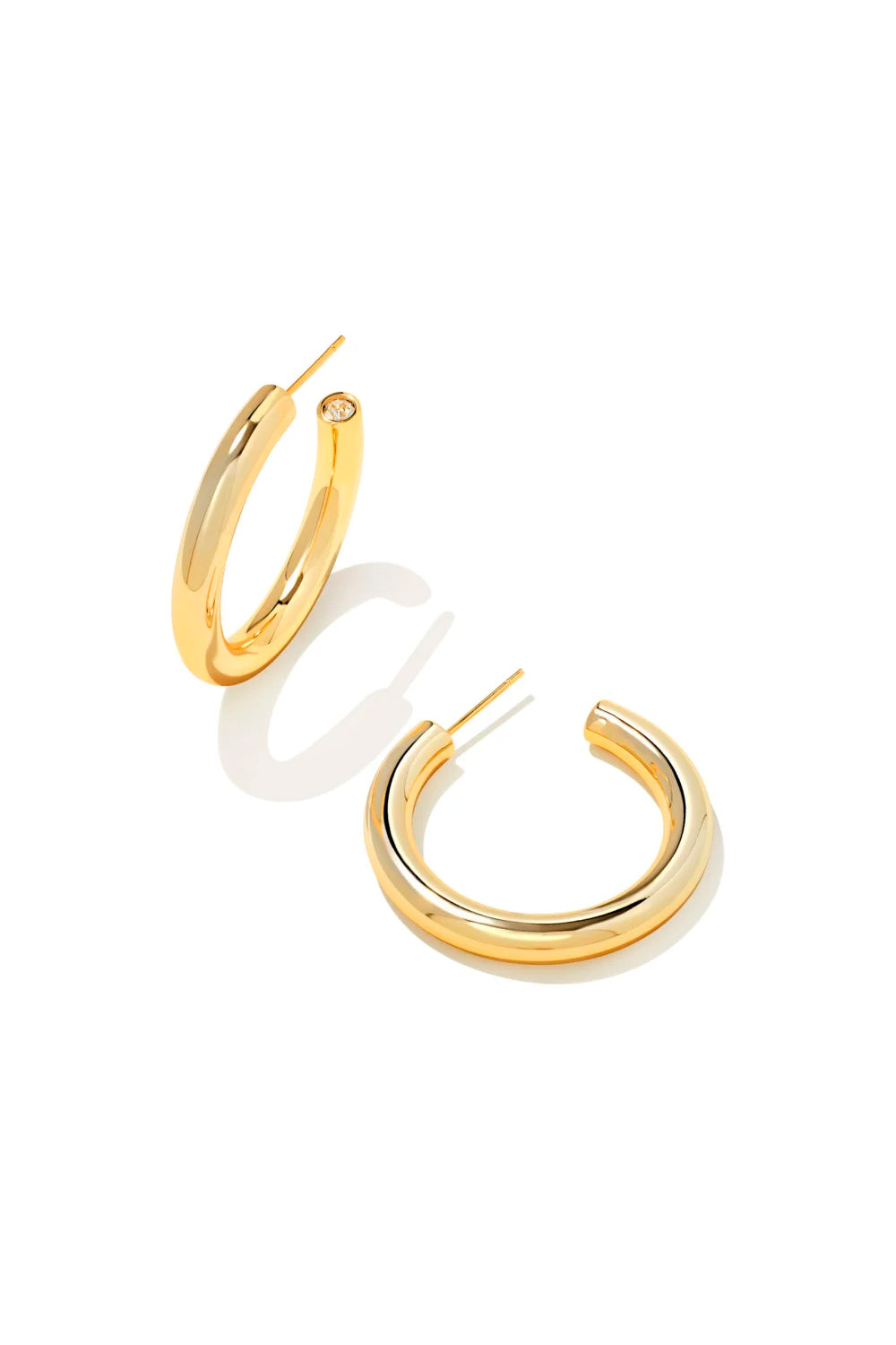 Kendra Scott: Colette Hoop Earrings - Gold | Makk Fashions