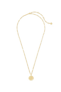 Kendra Scott: Dira Coin Pendant Necklace - Gold | Makk Fashions