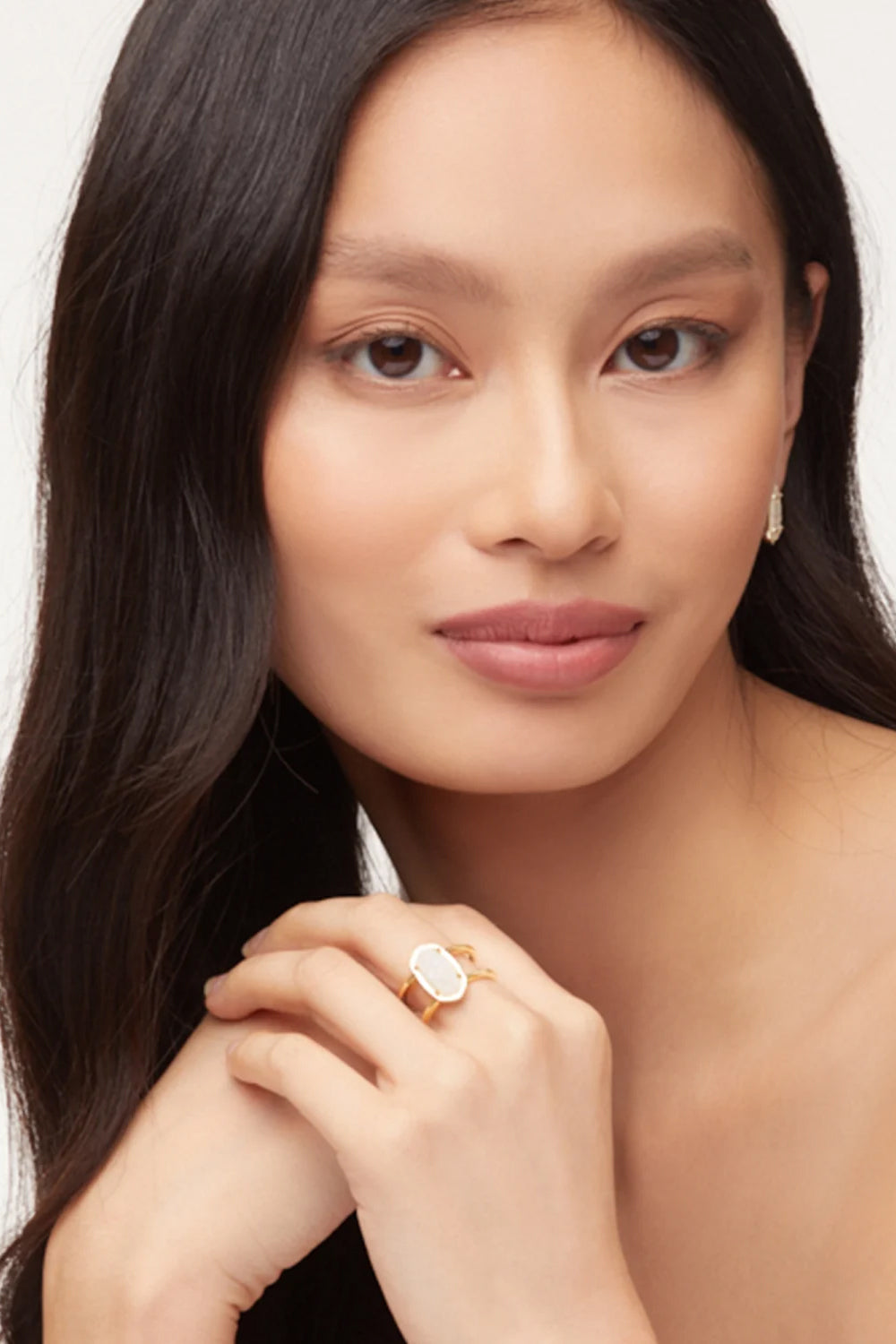 Kendra Scott: Elyse Ring Gold - Iridescent Drusy | Makk Fashions