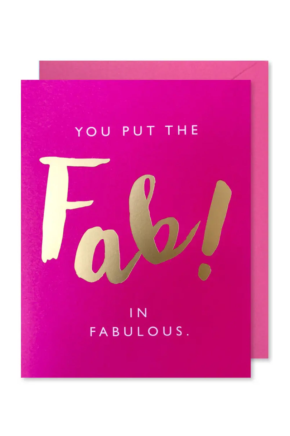 Fab! In Fabulous Greeting Card | Makk Fashions