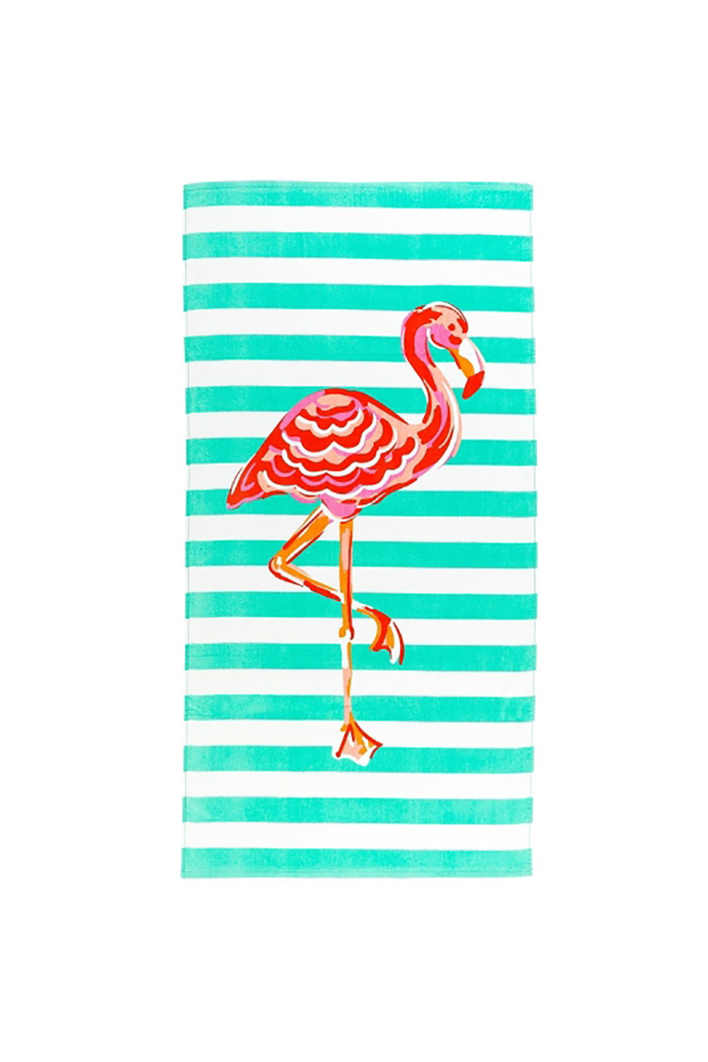 Flamingo Stripe Towel Flamingo Stripe Towel