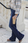 Judy Blue: Roxanne High-Rise  Flare Jeans - Dk Blue | Makk Fashions
