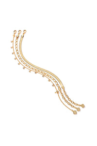 Kendra Scott: Kassie Set Of 3 Chain Bracelet - Gold | Makk Fashions