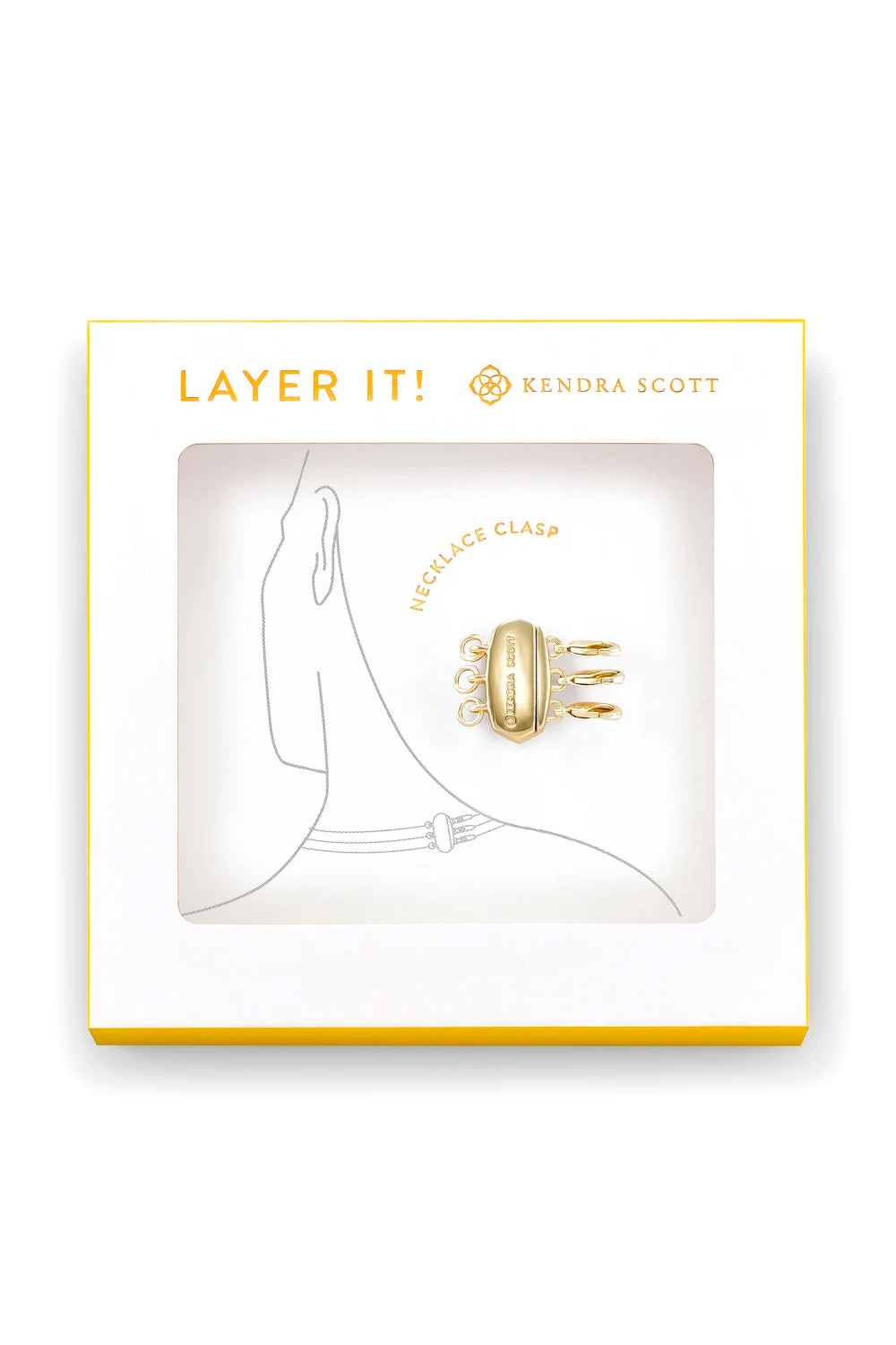 Kendra Scott: Layer It! Necklace Clasp - Gold | Makk Fashions