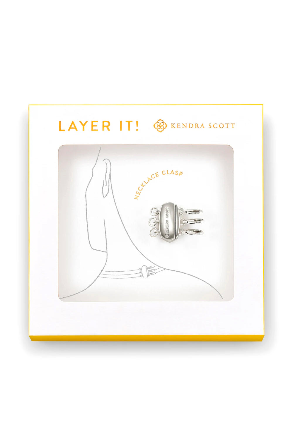 Kendra Scott: Layer It! Necklace Clasp - Silver | Makk Fashions