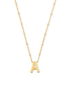 Kendra Scott: Letter A Pendant Necklace - Gold | Makk Fashions
