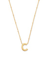Kendra Scott: Letter C Pendant Necklace - Gold | Makk Fashions