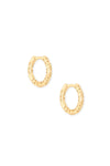 Kendra Scott: Maggie Huggie Earrings - Gold | Makk Fashions