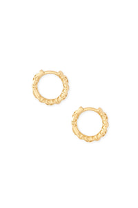 Kendra Scott: Maggie Huggie Earrings - Gold | Makk Fashions