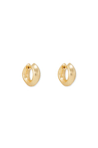 Kendra Scott: Mikki Huggie Earrings - Gold | Makk Fashions