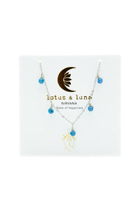 Lotus & Luna : Nirvana Dewdrop Necklace | Makk Fashions