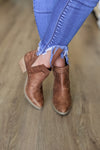 Not Rated: Shaina V-Cut Booties - Camel