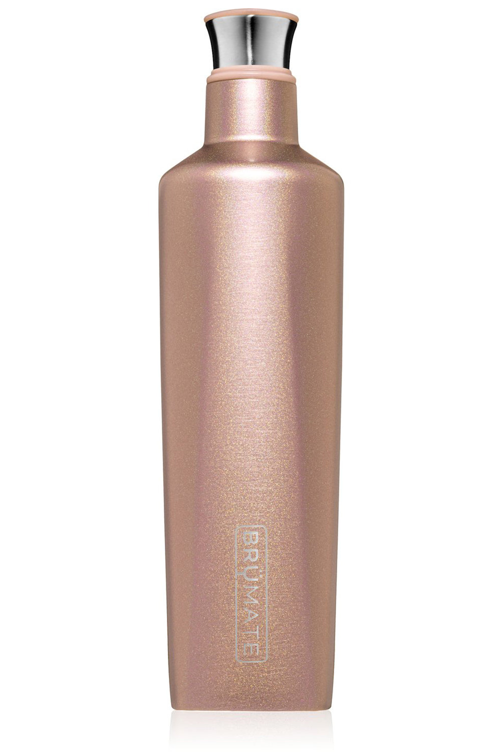 BruMate: 25oz ReHydration Bottle | Glitter Rose Gold