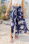 Simply Falling For You Split Leg Pants - Navy | Makk Fashions