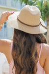 The Brooklyn Paper Braid Safari Hat - Tan | Makk Fashions