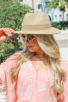 The Denise Ribbon & Paperbraid Band Sun Hat - Natural | Makk Fashions