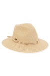 The Leslie Paperbraid Safari Sun Hat - Natural | Makk Fashions