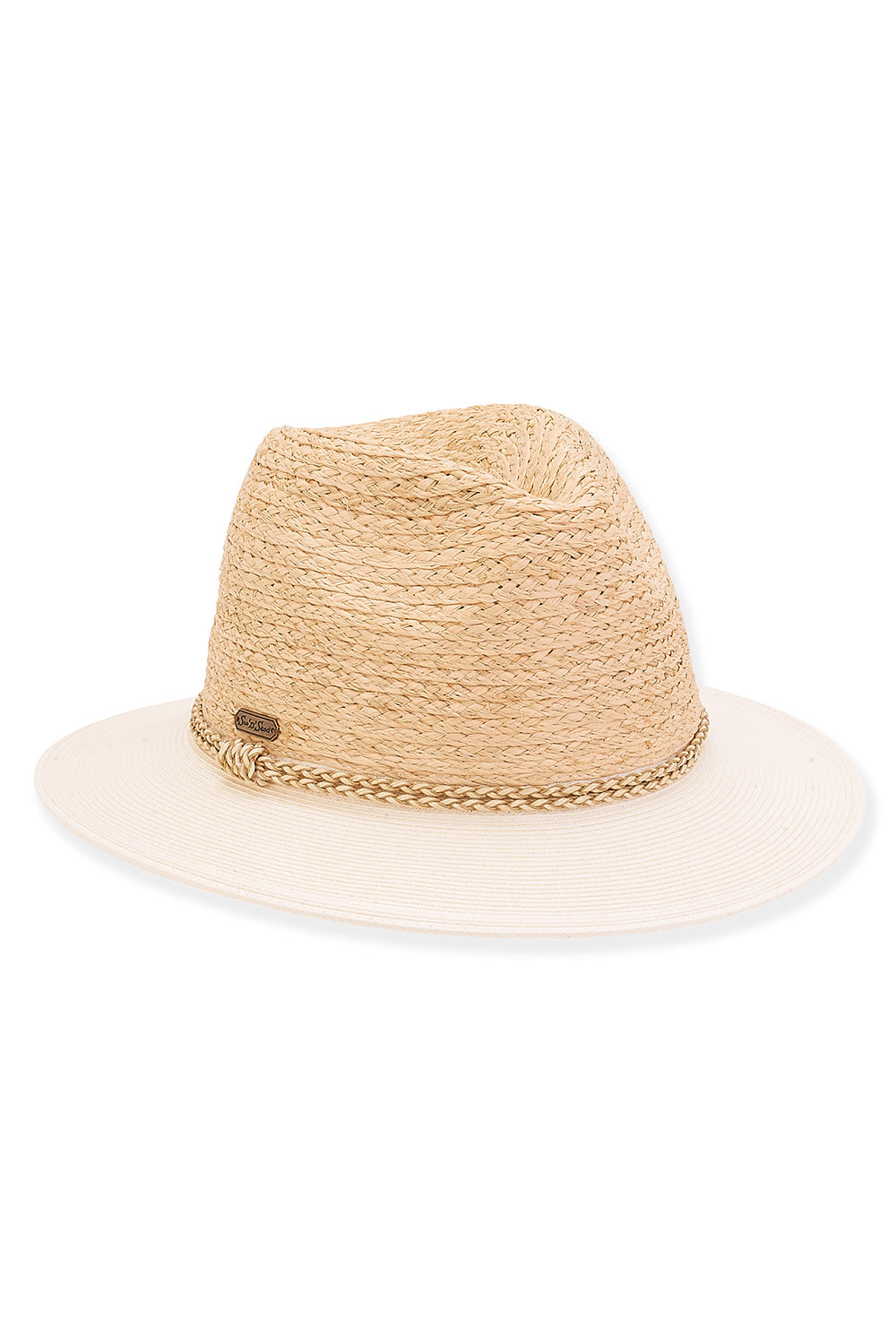 The Michelle Raffia Safari Sun Hat - Off White | Makk Fashions
