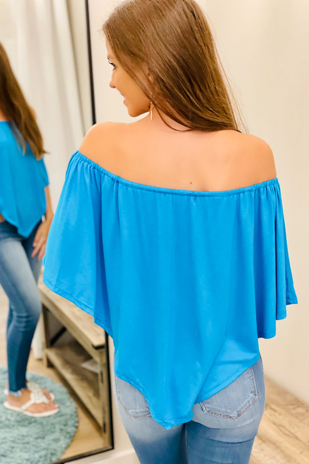 The Perfect Fit Top - Turquoise Blue