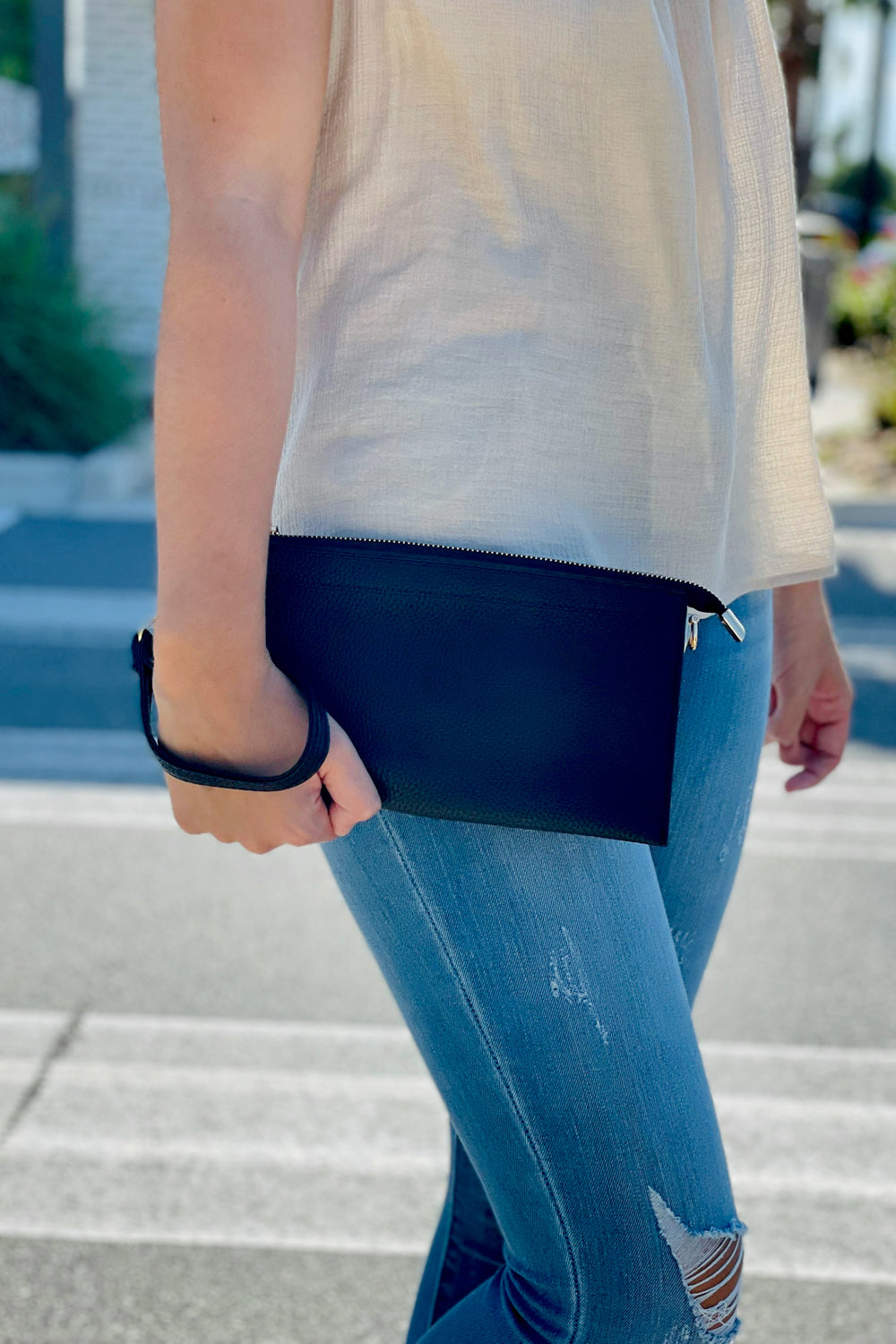 The Rachel Crossbody Bag - Black | Makk Fashions