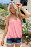 This Romance Sleeveless Wrap Front Top - Primrose | Makk Fashions