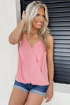 This Romance Sleeveless Wrap Front Top - Primrose | Makk Fashions