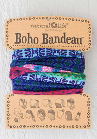 Natural Life Mixed Print Boho Bandeau