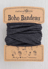 Heathered Charcoal Boho Bandeau - Natural Life