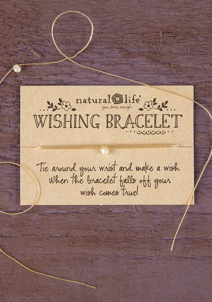 Cream Wishing Bracelet - Natural Life